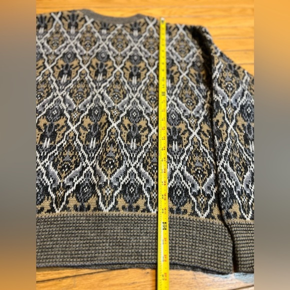 vintage puritan sweater Men’s Size X-Large Bill Cosby Geometric USA Made 80s - Picture 4 of 4